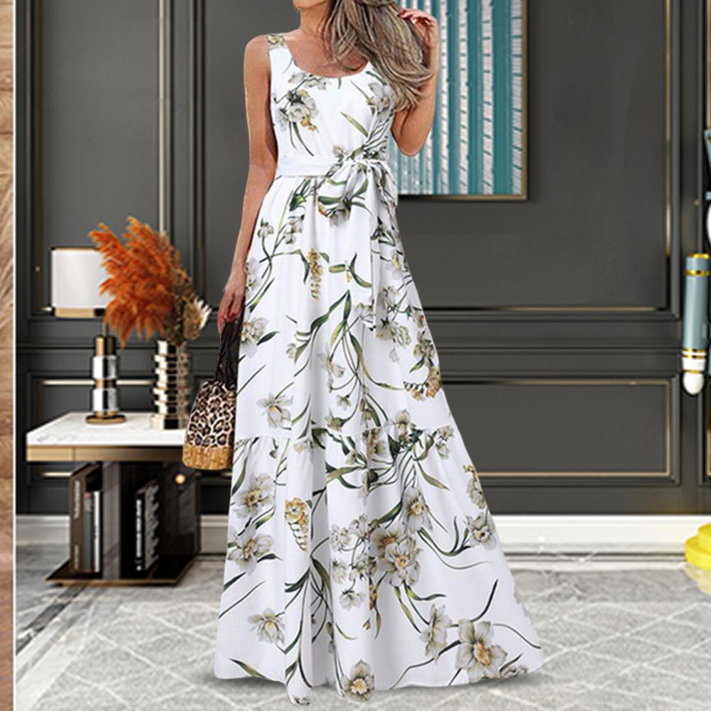 Elegant Party Sleeveless Maxi Dress
