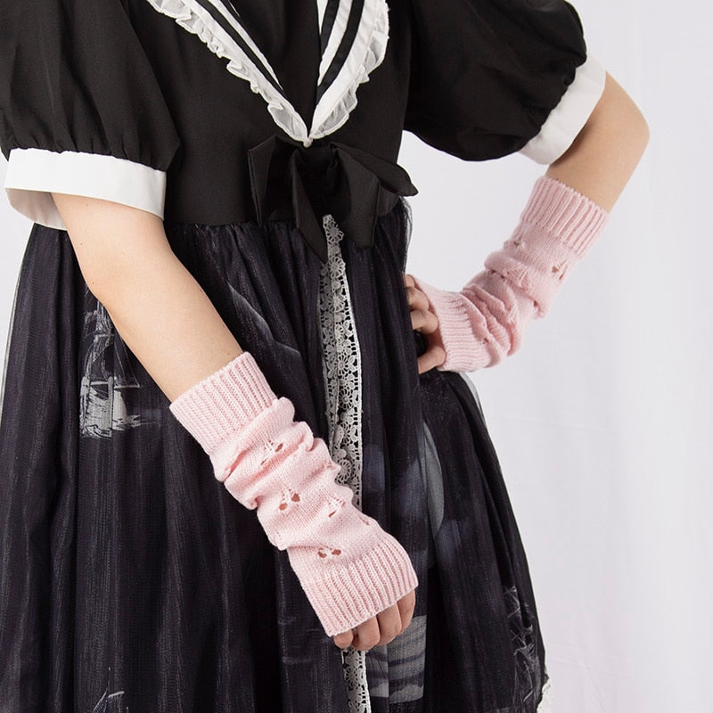 Soft Girl Style Arm Warmers