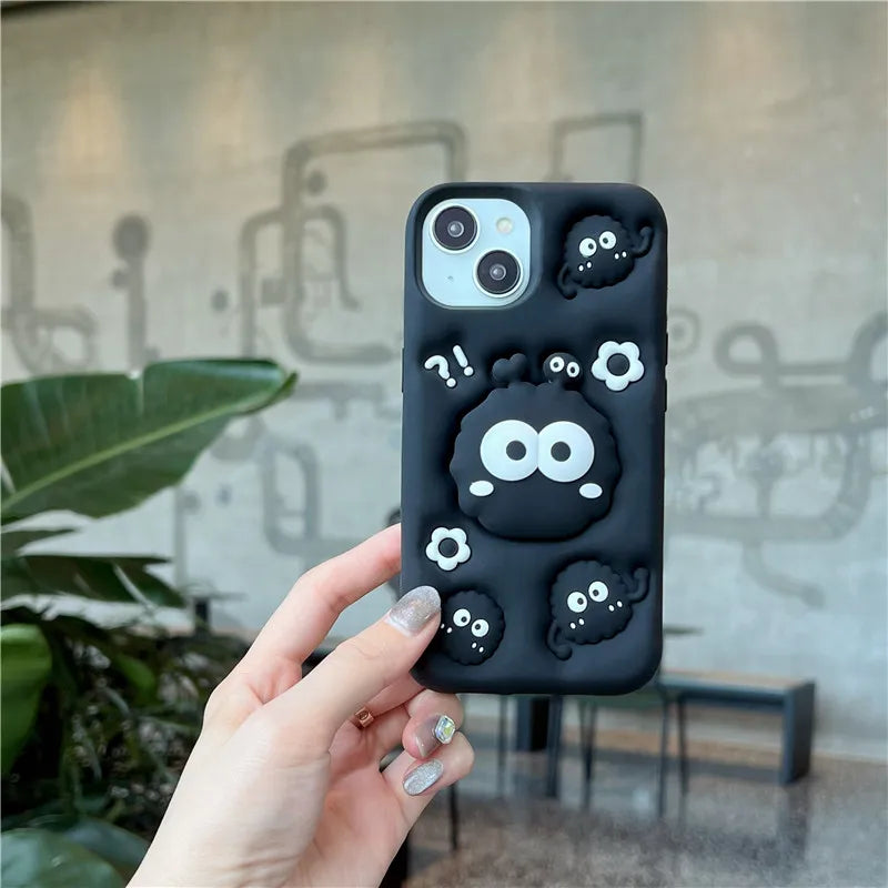 Kawaii 3D Cartoon iPhone Case