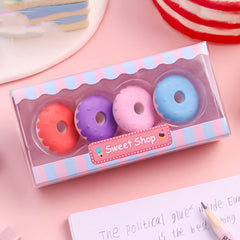 Kawaii Lollipop Erasers Set
