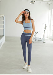 Splicing Seamless Women's Gym & Yoga Set