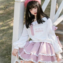 Pastel Goth Heart Sweater