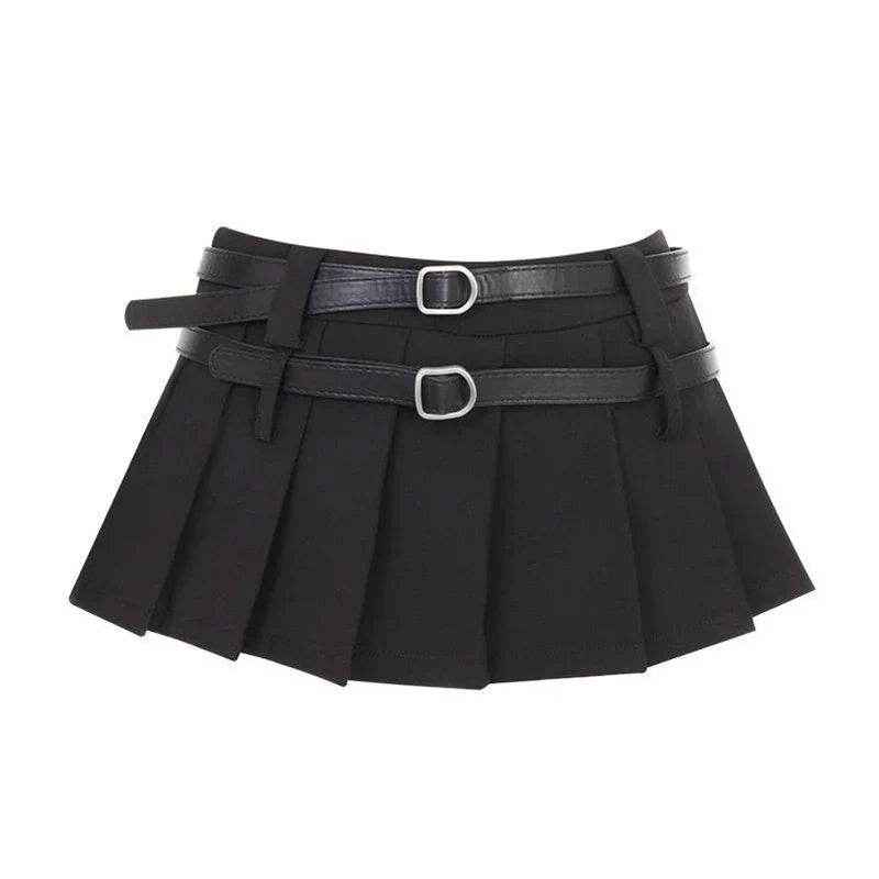 Y2K Kawaii Outfit Set - Short Skirt & Cardigan