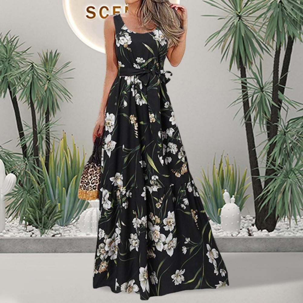 Elegant Party Sleeveless Maxi Dress