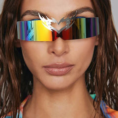 Y2K Rimless Sports Sunglasses