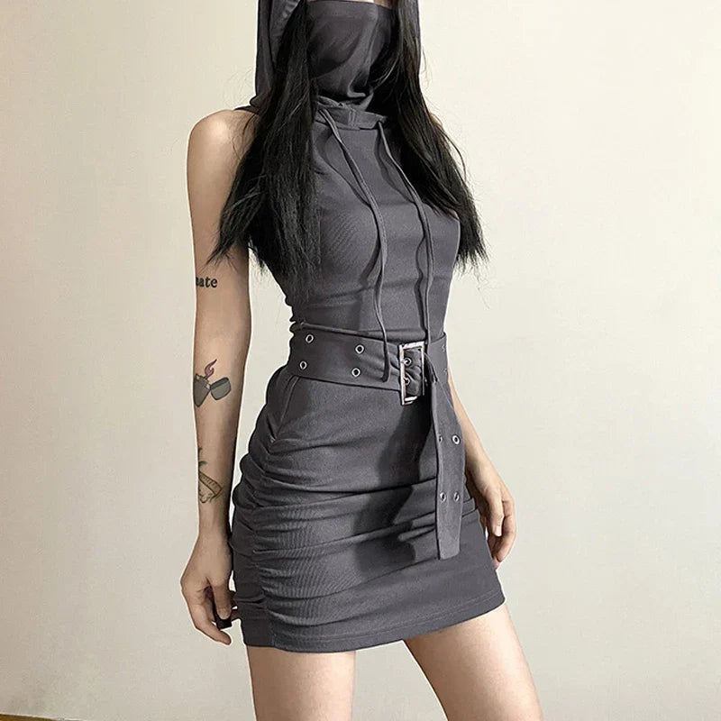 Techwear Cyber Gothic Dress