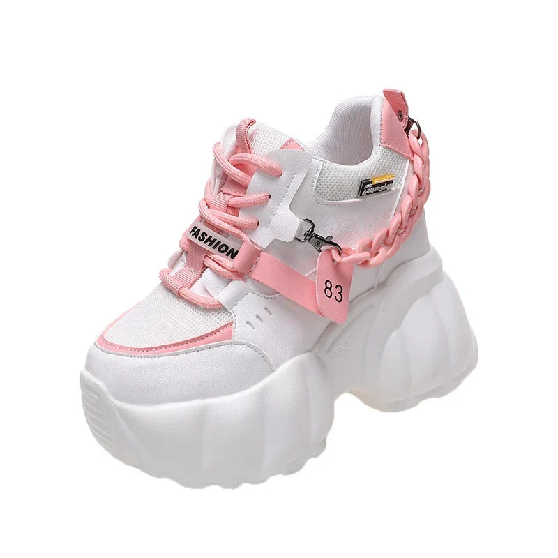 Korean Chunky High Platform Sneakers