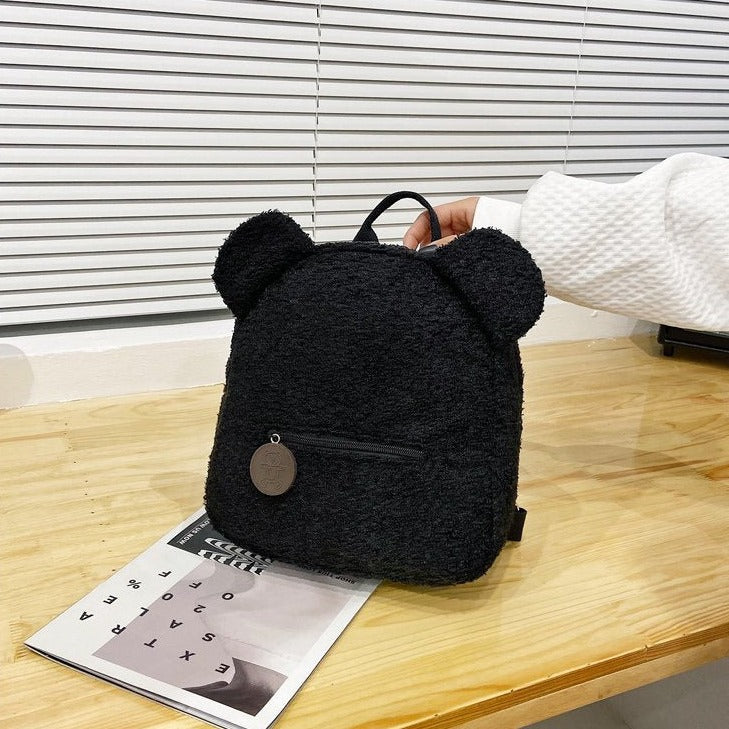 Fluffy Bear Backpack