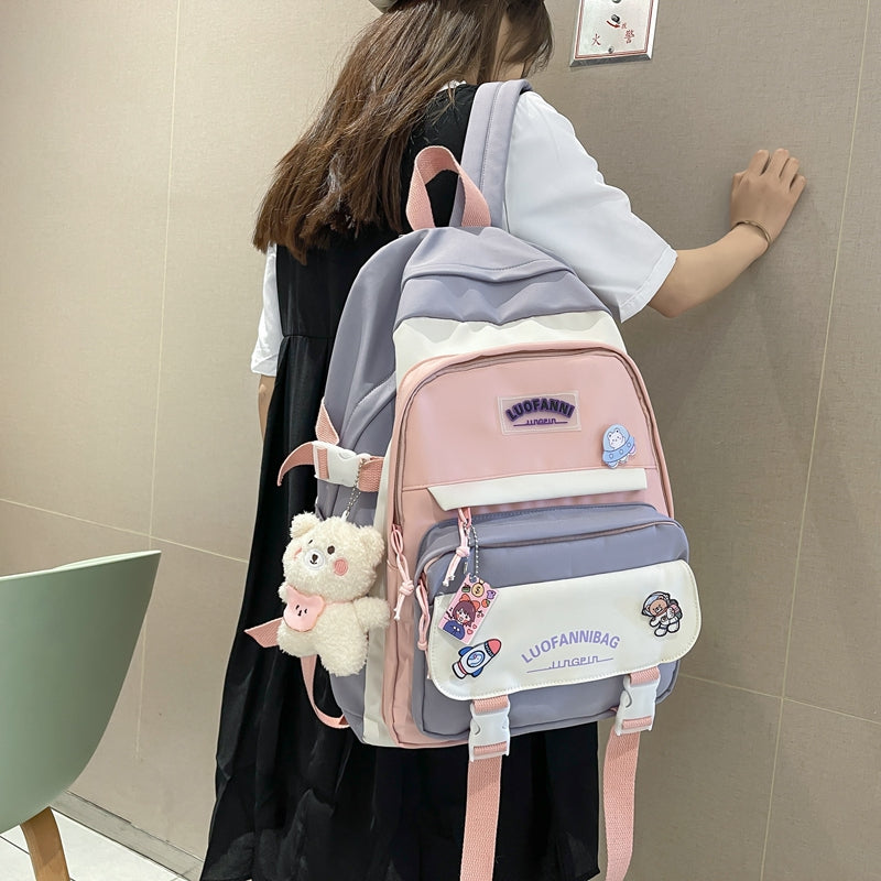 Japanese School Aesthetic Backpack & Bag Set