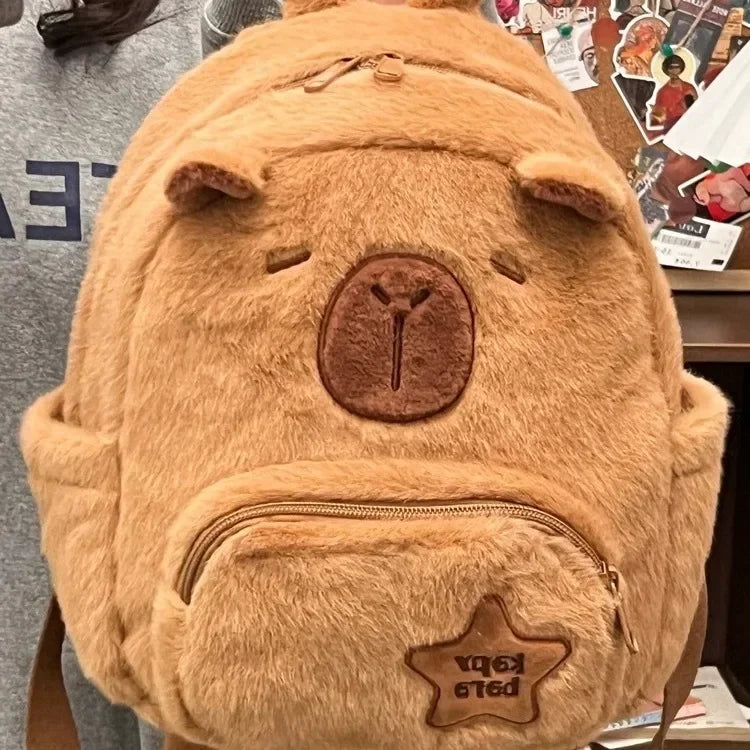 Cute Plush Capybara Bag