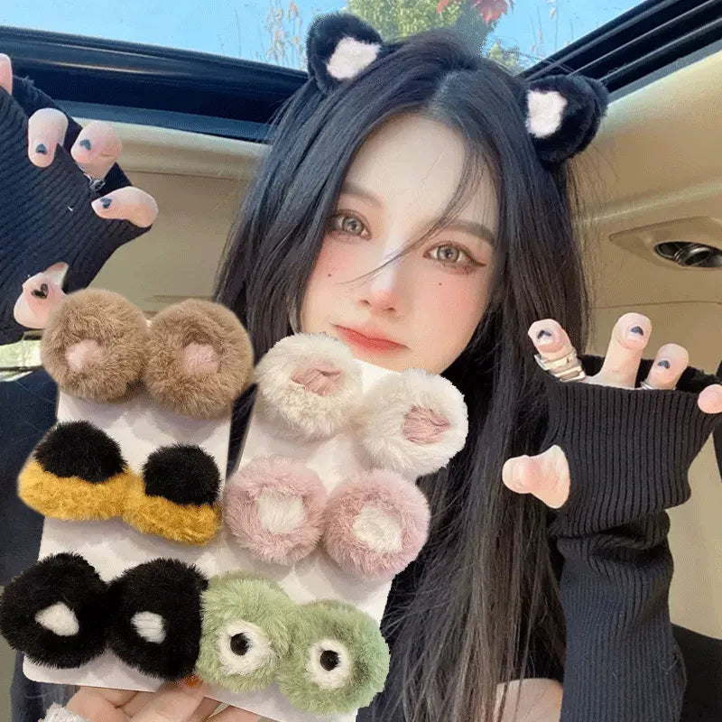 Plush Ears Hairpins
