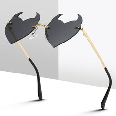 Devil Heart Shaped Glasses