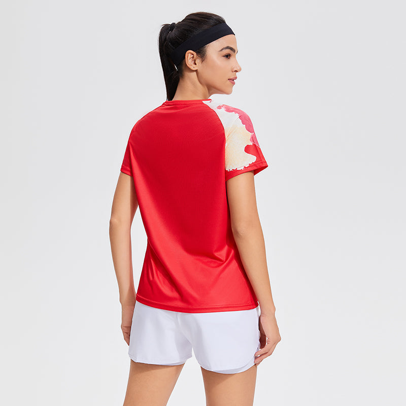 Printed Fitness Women's Yoga Top