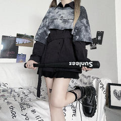Y2K Harajuku Outfit Set - Top & Shirt