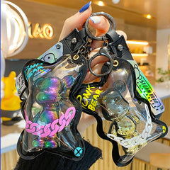 Colorful Bear Bag Keychain
