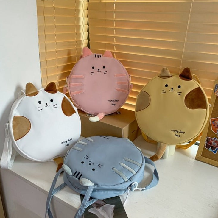Kawaii Cat Circle Handbag