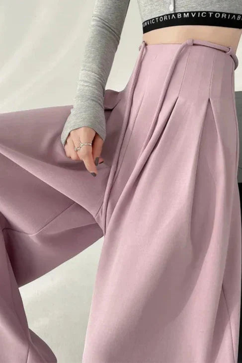 Korean High Waist Wide Pants