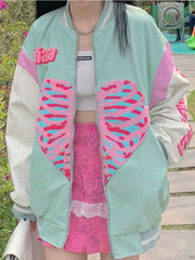 Pastel Gothic Skeleton Jacket