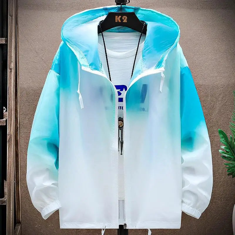 Casual Gradient Sunscreen Jacket