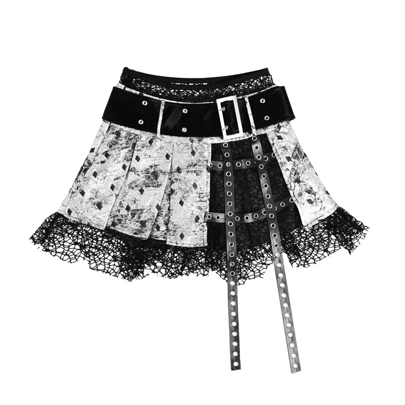 Harajuku Gothic Outfit Set - Top & Skirt