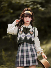 Kawaii Bear Sweater Vest