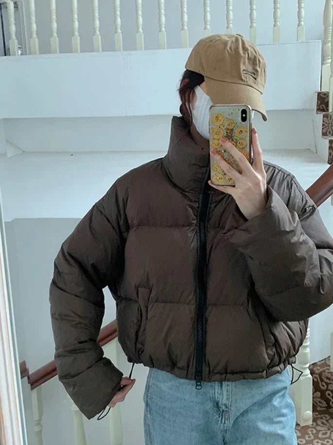 Korean Casual Warm Puffer Jacket