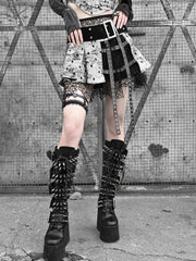 Harajuku Gothic Outfit Set - Top & Skirt