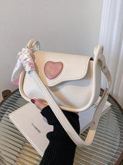 Retro Love Heart Shoulder Bag