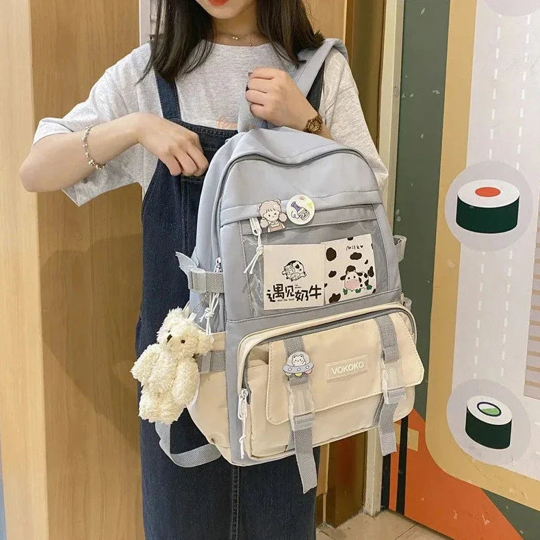 Kawaii Waterproof Laptop Backpack
