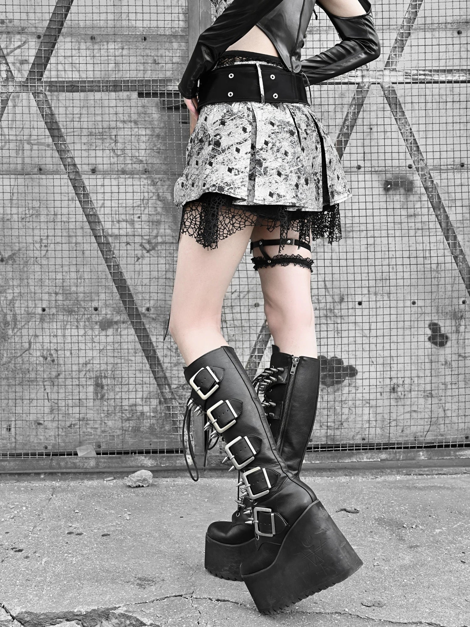 Harajuku Gothic Outfit Set - Top & Skirt