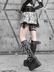 Harajuku Gothic Outfit Set - Top & Skirt
