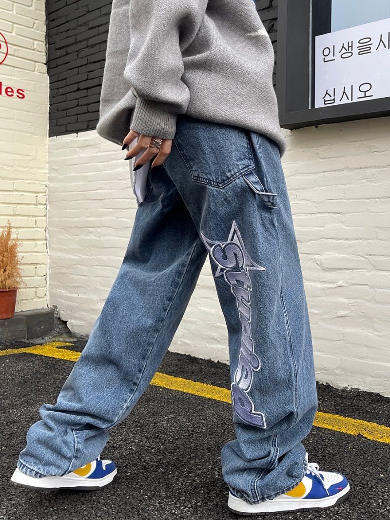 Y2k Style Wide Jeans