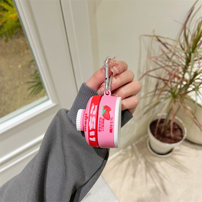 Strawberry Milk Case for Galaxy Buds