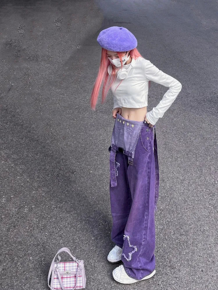 Vintage Denim Y2k Overalls