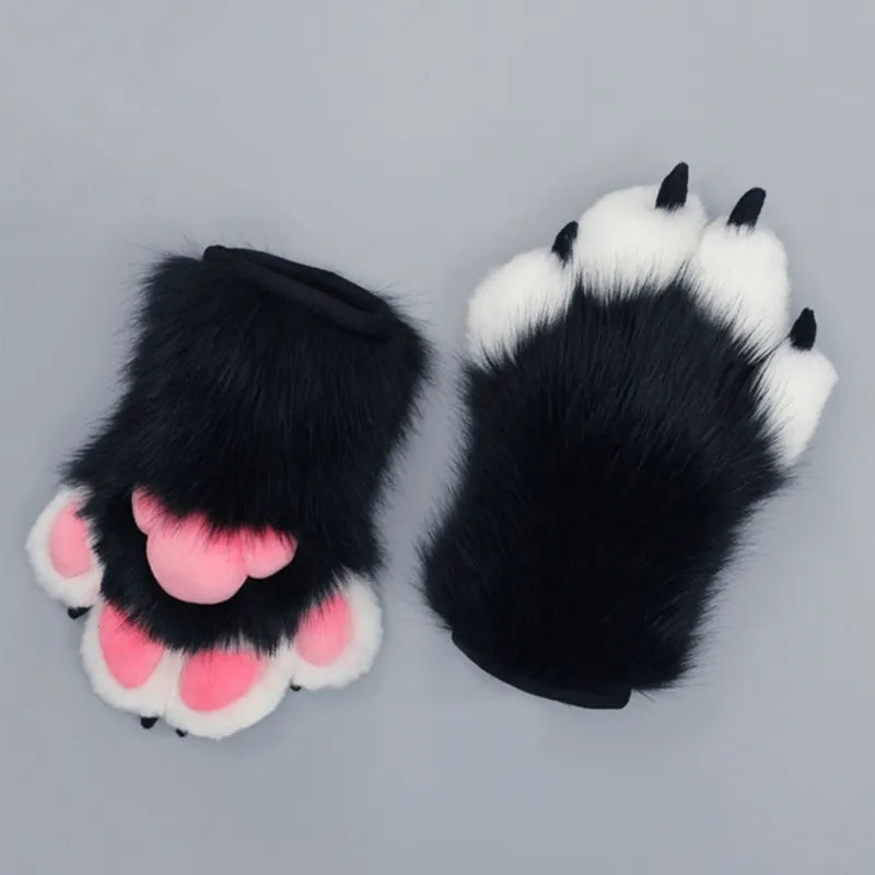 Furry Paw Cosplay Gloves