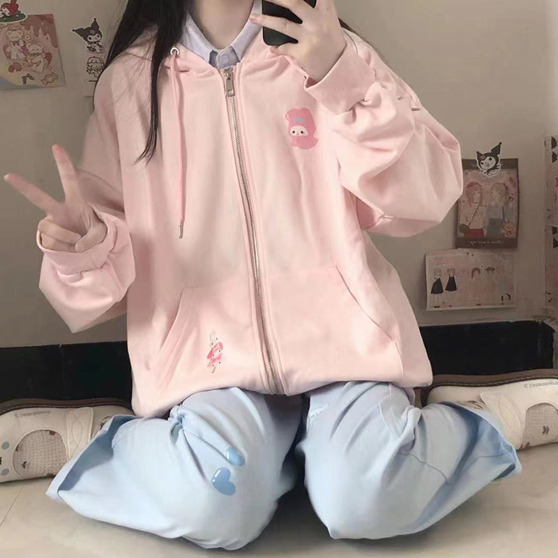 Anime Zip-Up Hoodie