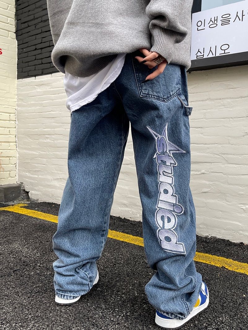 Y2k Style Wide Jeans