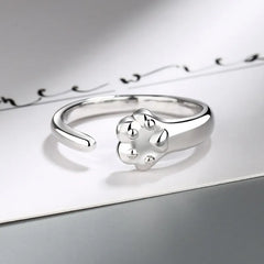 Cat Paw Open Ring
