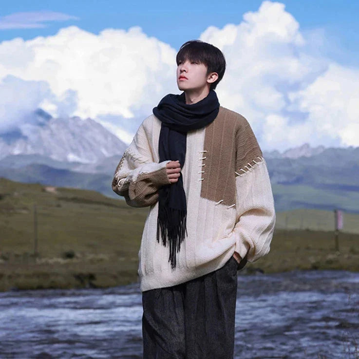 Korean Casual Oversized Sweater