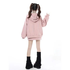 Kawaii Aesthetic Zipper Hoodie