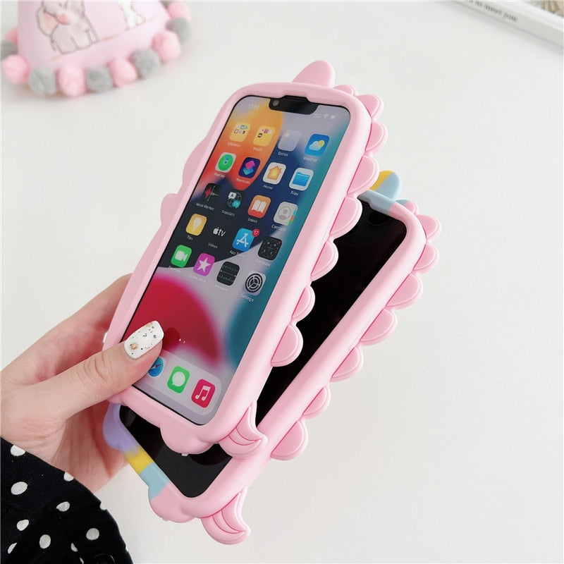 Cartoon Unicorn 3D iPhone Case