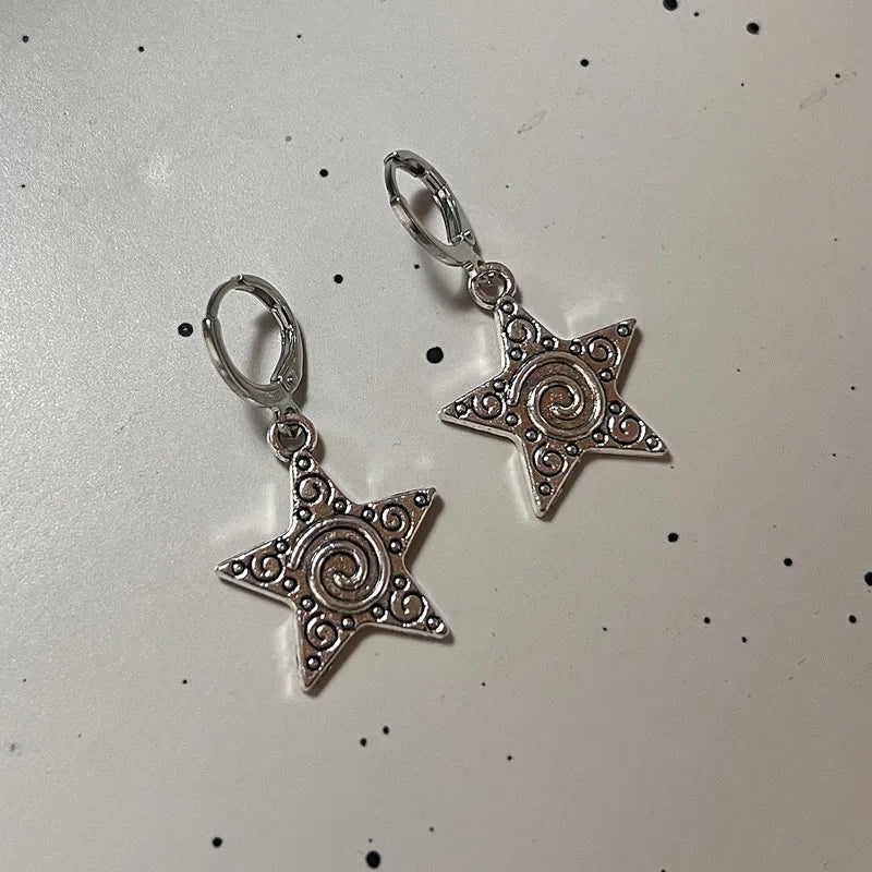 Harajuku Silver Earrings