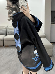 Harajuku Y2K Hoodie with Rabbit Ears