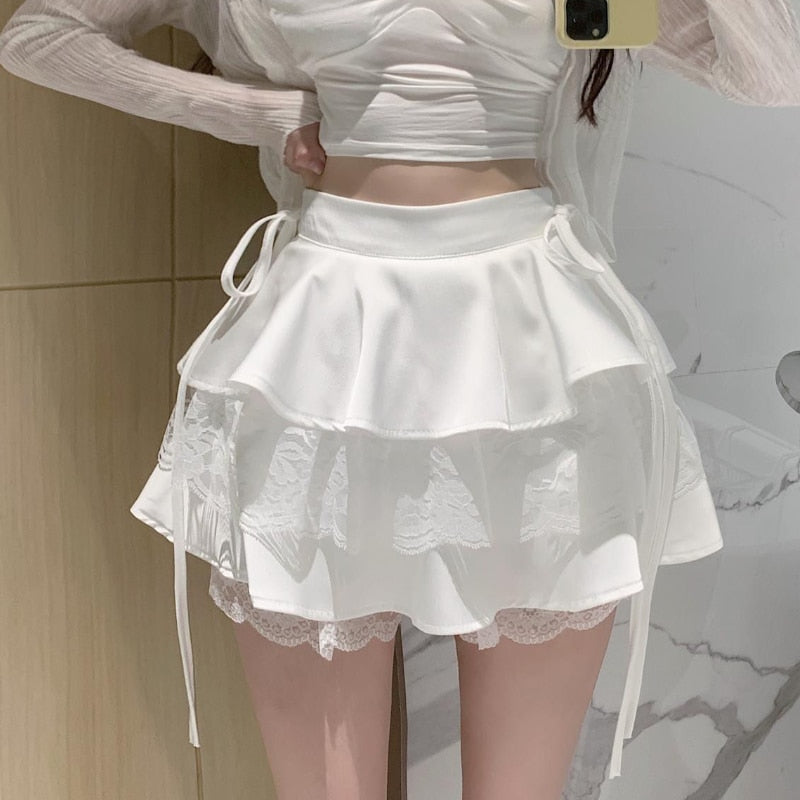 Ruffle Kawaii Mini Skirt