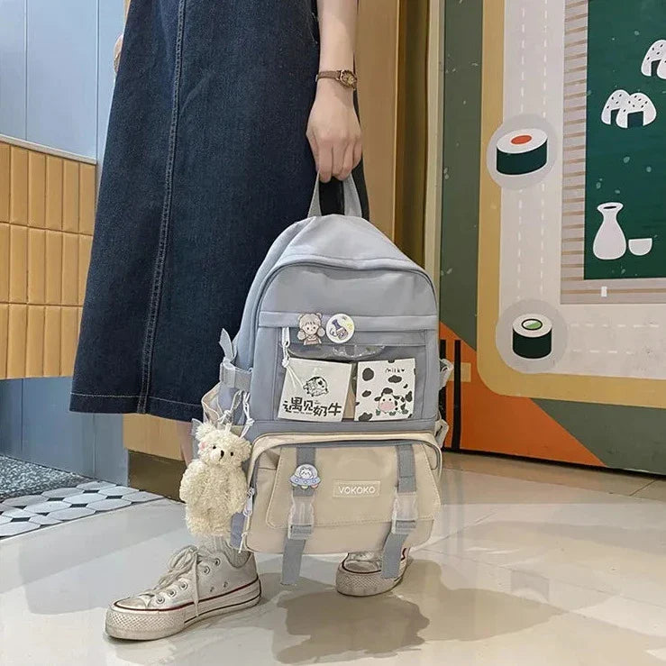 Kawaii Waterproof Laptop Backpack