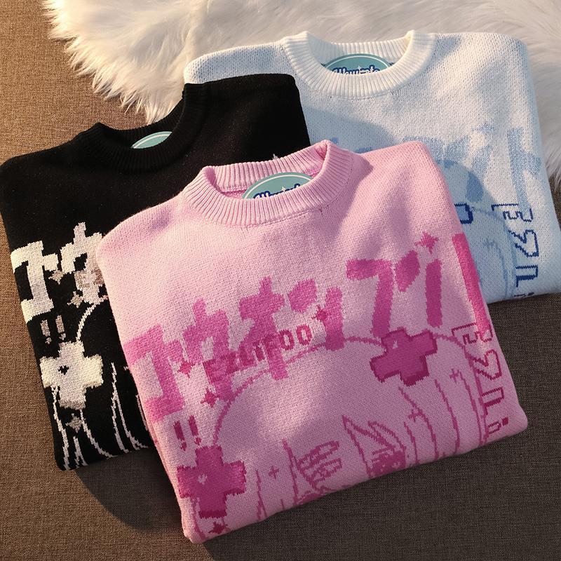 Japanese Harajuku Anime Sweater