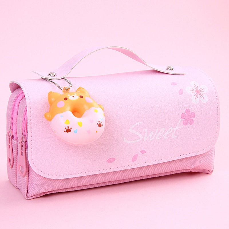 Kawaii Soft Animals Pencil Case