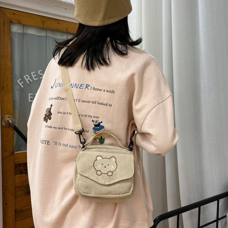Kawaii Bear Messenger Bag