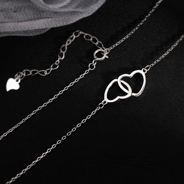 Cute Double Heart Necklace