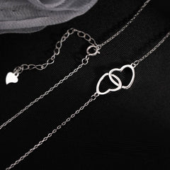 Cute Double Heart Necklace